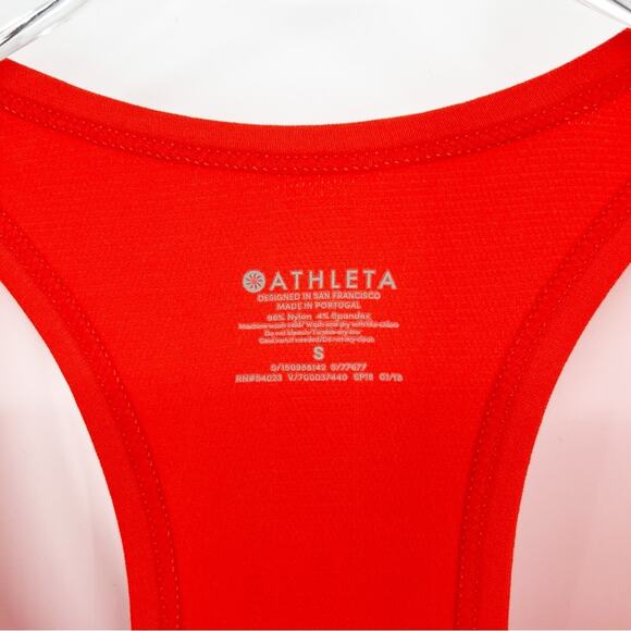 Athleta Speedlight Racerback Tank Top S Orange - Picture 6 of 7